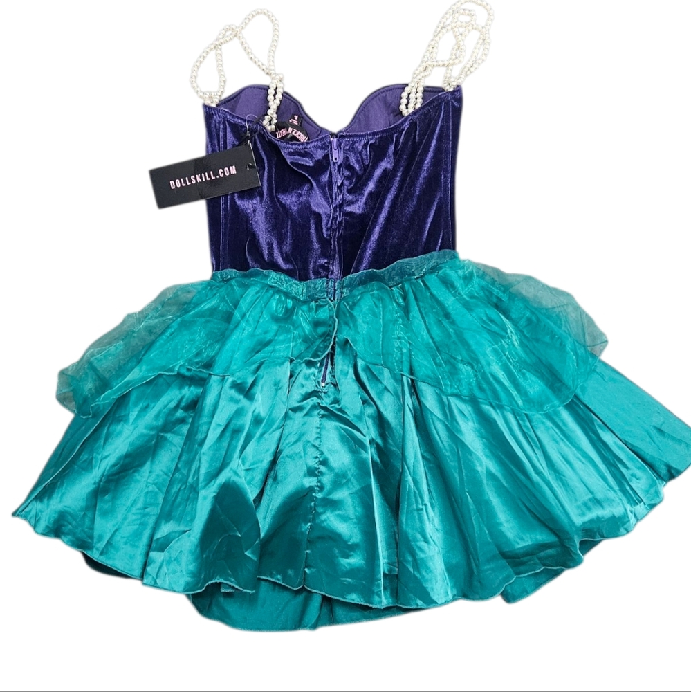 Dolls Kill Trickz N’ Treatz Mermaid Ariel Dress - Picture 4 of 9